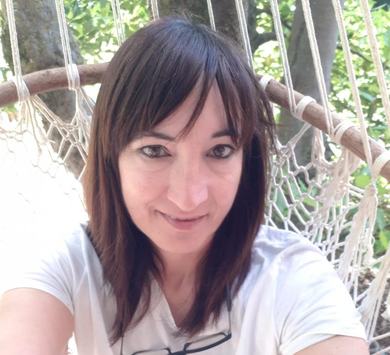 Selfie di Francesca su un amaca